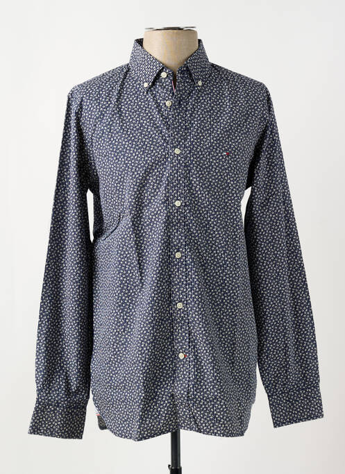 Chemise manches longues imprimé fantaisie bleu TOMMY HILFIGER homme