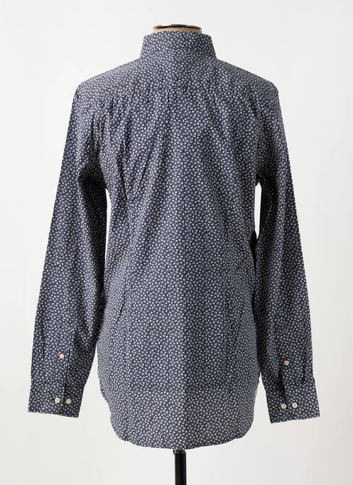 Chemise manches longues imprimé fantaisie bleu TOMMY HILFIGER homme