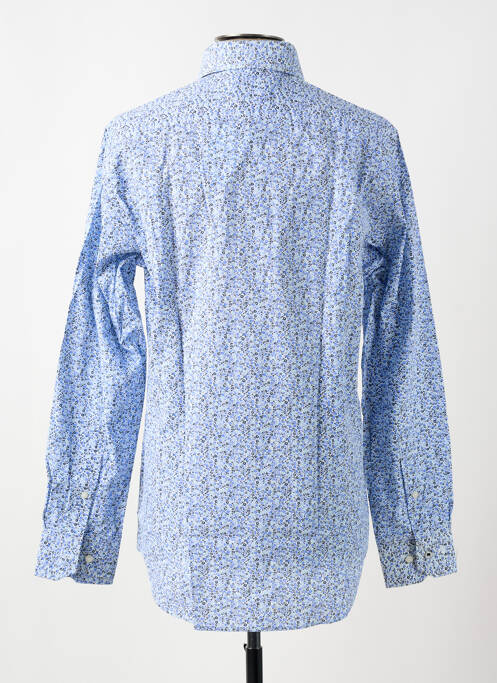 Chemise manches longues coupe cintrée bleu PIERRE CARDIN homme