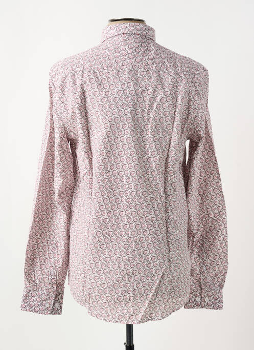 Chemise manches longues imprimé fantaisie rouge DELAHAYE homme