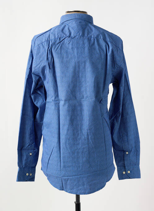 Chemise manches longues imprimé fantaisie bleu TOMMY HILFIGER homme