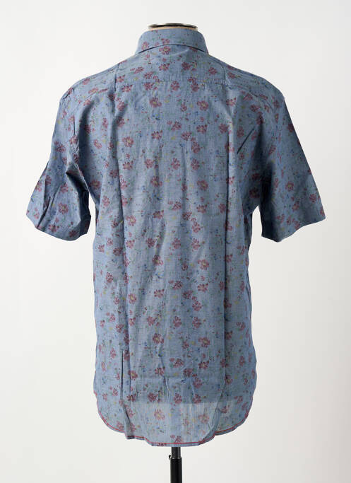Chemise manches courtes poches bleu PIERRE CARDIN homme