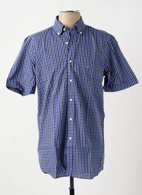 Chemise manches courtes bleu PIERRE CARDIN pour homme
