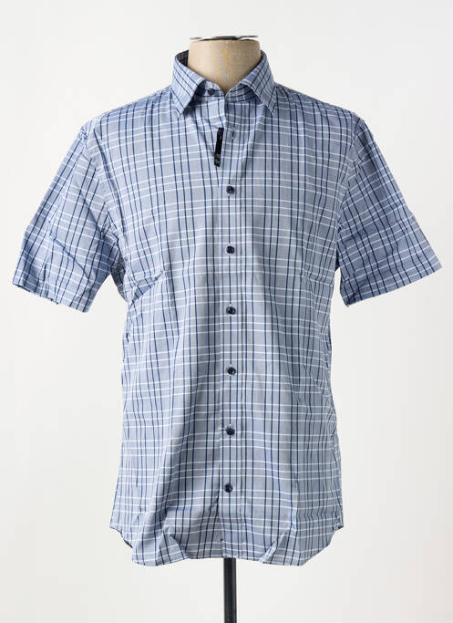 Chemise manches courtes gris SEIDEN STICKER pour homme