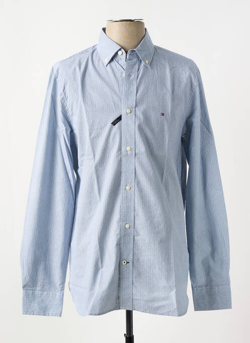 Chemise manches longues bleu TOMMY HILFIGER pour homme