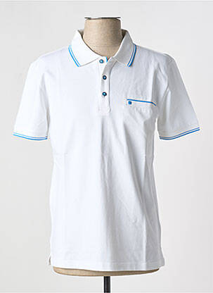 Polo coupe droite manches courtes blanc FUTURE homme