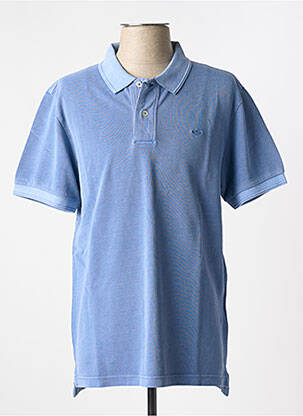 Polo coupe droite manches courtes bleu DOCKERS homme
