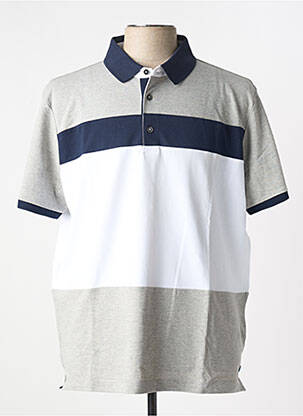 Polo coupe droite manches courtes gris PIERRE CARDIN homme