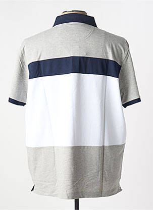 Polo coupe droite manches courtes gris PIERRE CARDIN homme