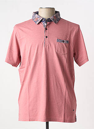 Polo coupe droite manches courtes rose DELAHAYE homme
