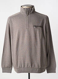 Sweat-shirt manches longues manches longues gris DELAHAYE homme