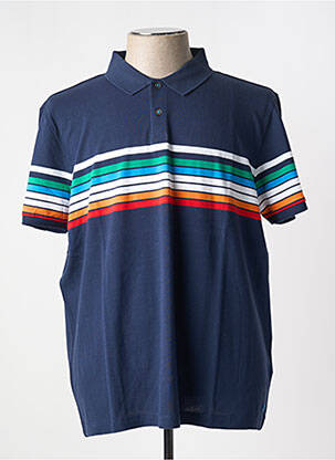Polo coupe droite manches courtes bleu 89 homme