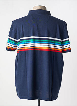 Polo coupe droite manches courtes bleu 89 homme