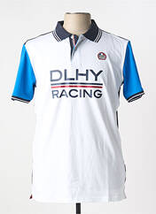 Polo blanc DELAHAYE pour homme seconde vue