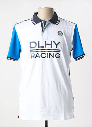 Polo blanc DELAHAYE pour homme