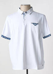 Polo blanc DELAHAYE pour homme seconde vue
