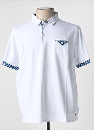 Polo blanc DELAHAYE pour homme