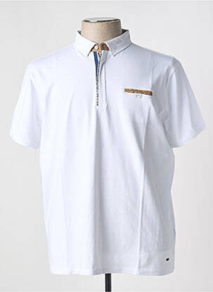 Polo blanc DELAHAYE pour homme