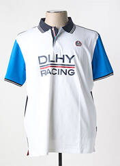 Polo blanc DELAHAYE pour homme seconde vue