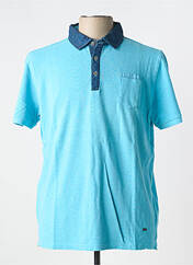 Polo bleu DELAHAYE pour homme seconde vue