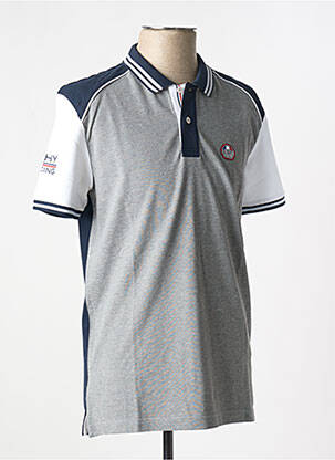 Polo gris DELAHAYE pour homme