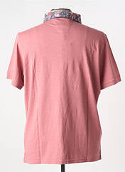Polo rose DELAHAYE pour homme seconde vue
