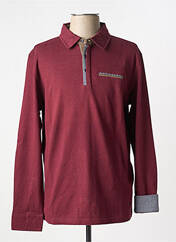 Polo rouge DELAHAYE pour homme seconde vue