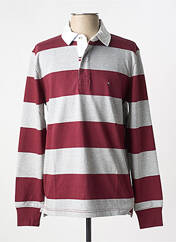 Polo rouge TOMMY HILFIGER pour homme seconde vue