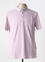Polo violet DELAHAYE pour homme seconde vue