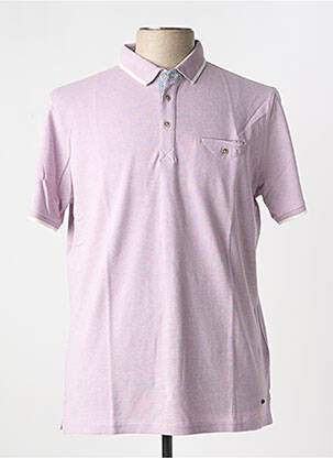 Polo violet DELAHAYE pour homme
