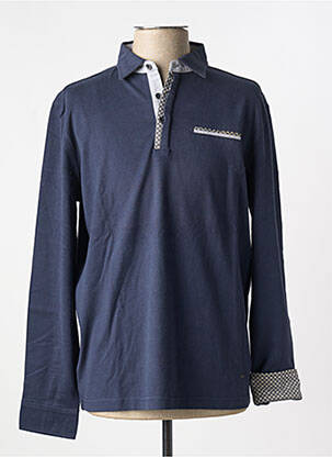 Pull bleu DELAHAYE pour homme