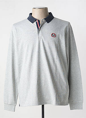 Sweat-shirt gris DELAHAYE pour homme