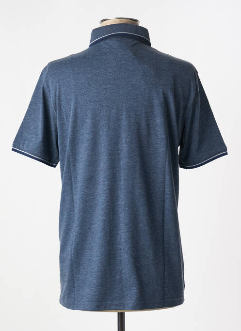 Polo coupe droite manches courtes bleu DELAHAYE homme