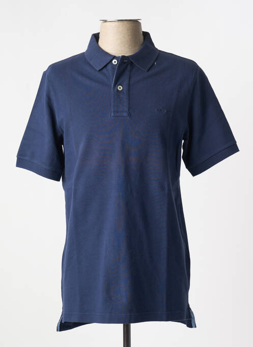 Polo coupe droite manches courtes bleu DOCKERS homme