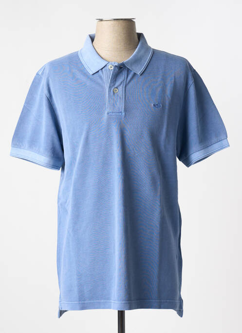 Polo coupe droite manches courtes bleu DOCKERS homme