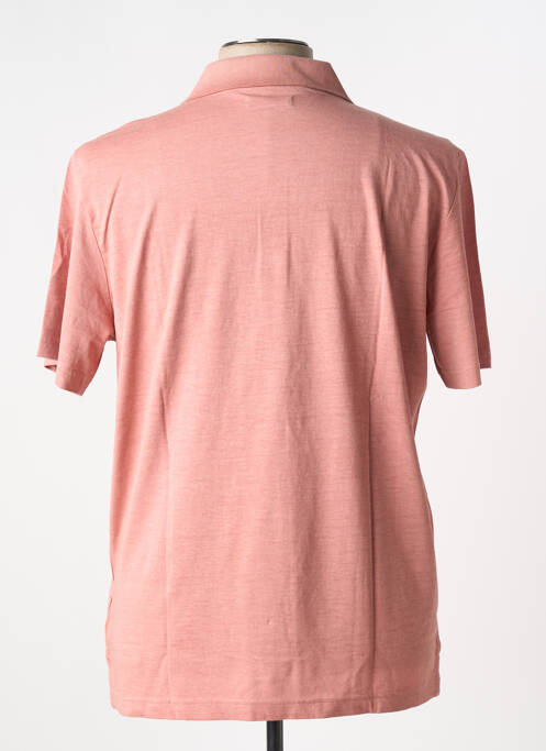 Polo coupe droite manches courtes rose PIERRE CARDIN homme