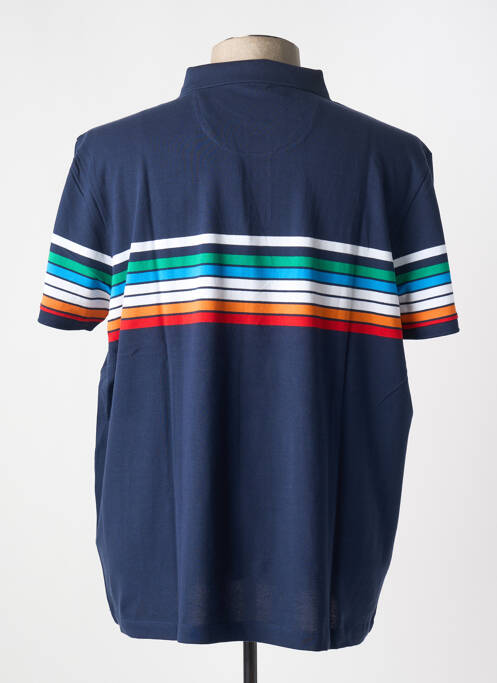 Polo coupe droite manches courtes bleu 89 homme