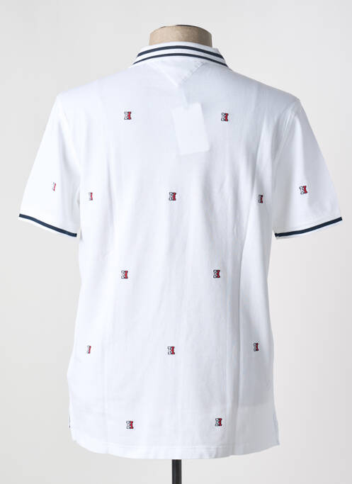 Polo coupe droite manches courtes blanc TOMMY HILFIGER homme