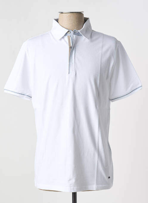 Polo blanc DELAHAYE pour homme