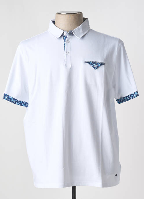 Polo blanc DELAHAYE pour homme