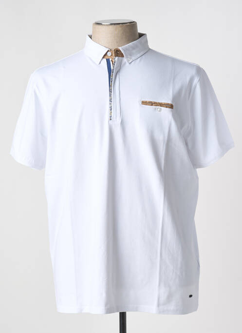 Polo blanc DELAHAYE pour homme