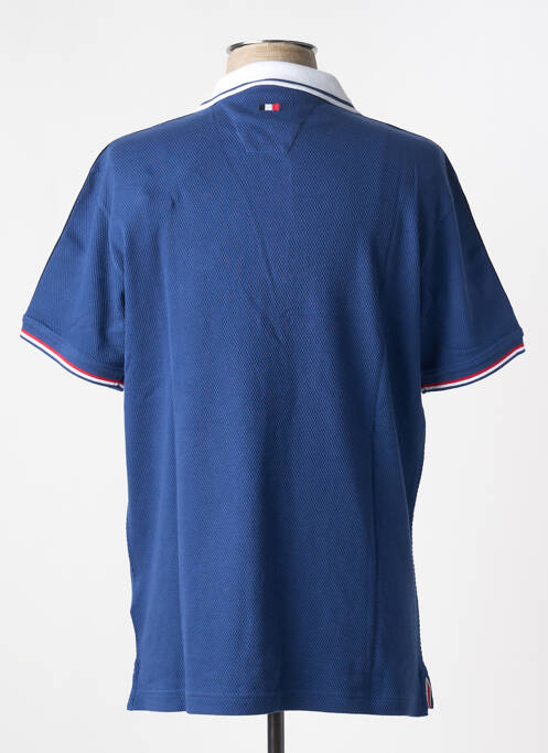 Polo bleu DELAHAYE homme