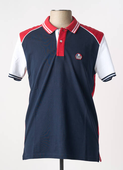 Polo bleu DELAHAYE pour homme