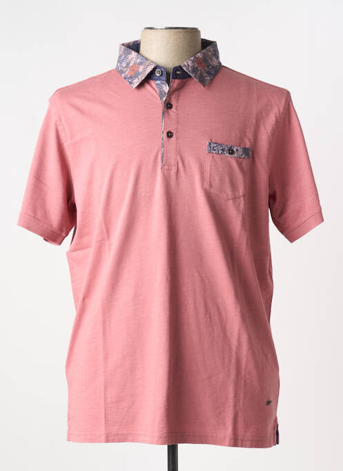 Polo rose DELAHAYE pour homme