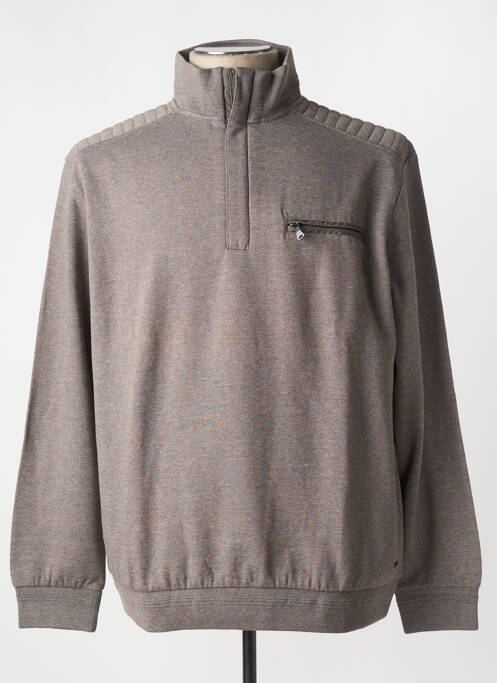 Sweat-shirt gris DELAHAYE pour homme