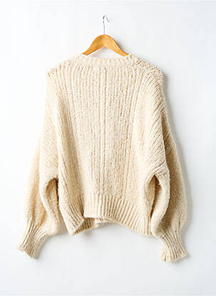 Gilet manches longues stretch beige PRETTY WIRE femme