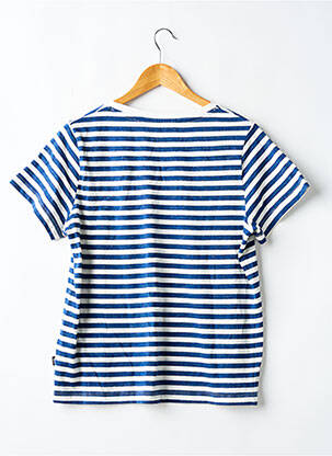 T-shirt stretch manches courtes bleu TBS femme