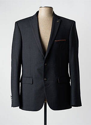 Blazer manches longues noir BRUNO SAINT HILAIRE homme
