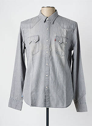 Chemisier coupe cintrée manches longues gris LEVI'S femme
