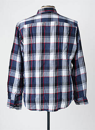 Chemise manches longues imprimé fantaisie bleu PIERRE CARDIN homme